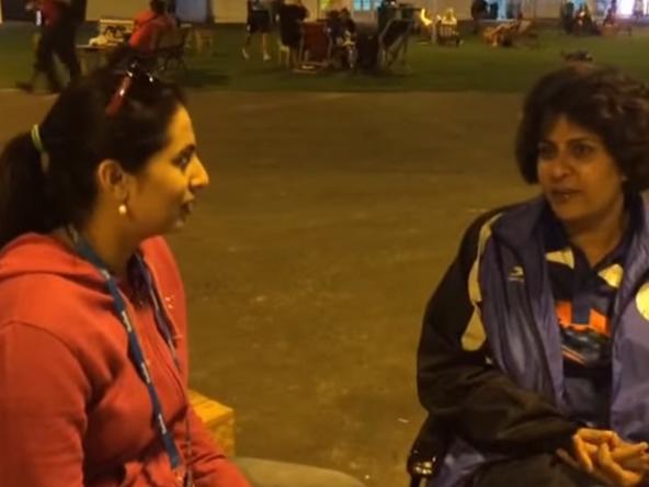 Deepthi Bopaiah with Paralympian Deepa Malik
